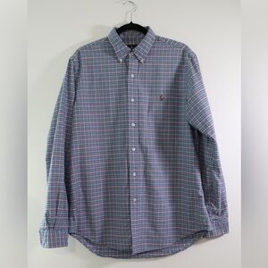 Polo Ralph Lauren Button-Down Shirt Plaid Mens Sz Large